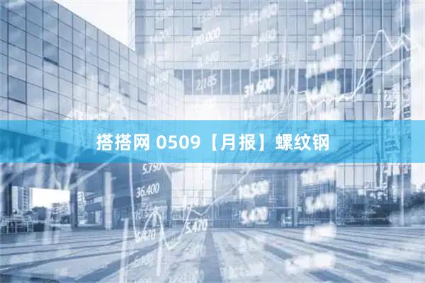 搭搭网 0509【月报】螺纹钢